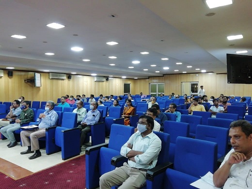Audience attending the talk in S.S. Bhatnagar Hall, CSIR-IMMT, Bhubaneswar